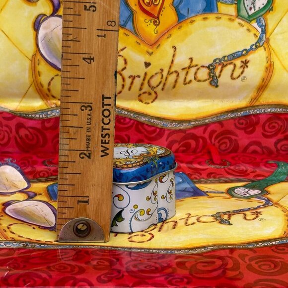 4 Set Multicolor & Size Brighton Heart-Shaped Decorative Tin Collection & Bag - Picture 11 of 16